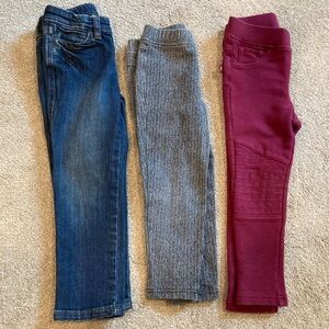 Size 4 Tea Collection Pants Bundle, 3 pairs